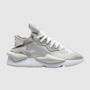 Y-3 Kaiwa Silver Metallic Sneakers